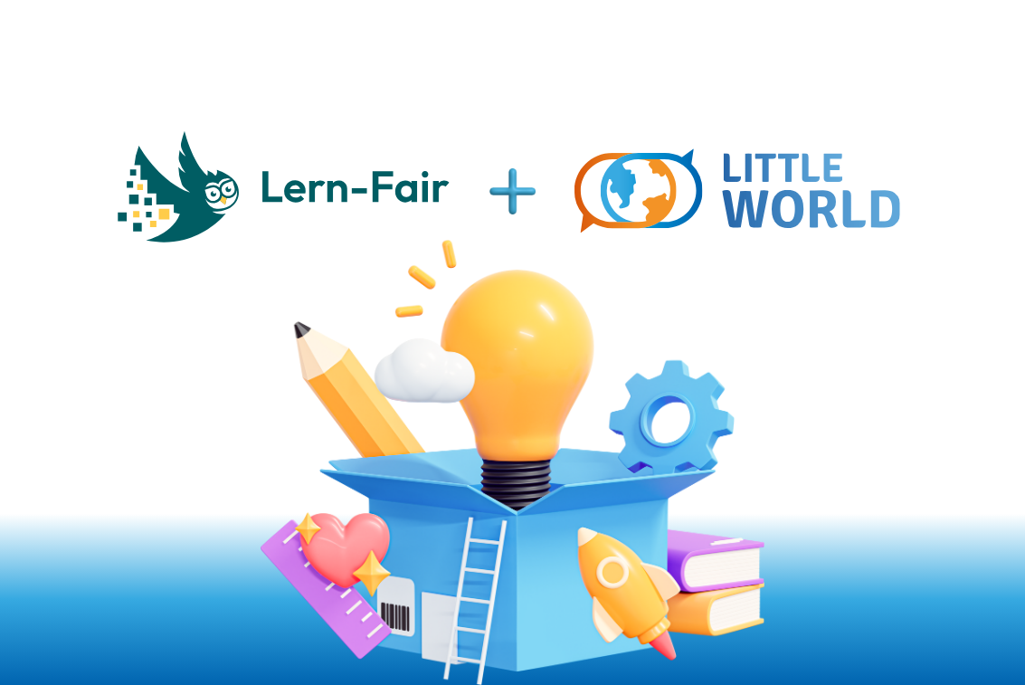 Symbolgrafik Kooperation Little World und Lern- Fair