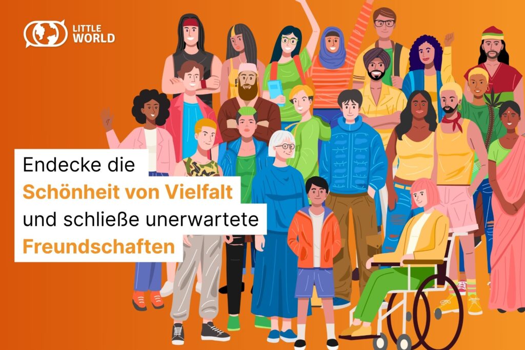 Unser Utopia ist "Entdecke die Schönheit von Vielfalt und schließe unerwartete Freundschaften".