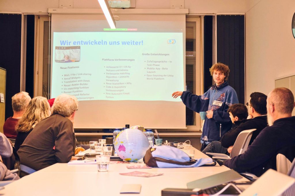 Tim berichtet über die neuesten Entwicklungen