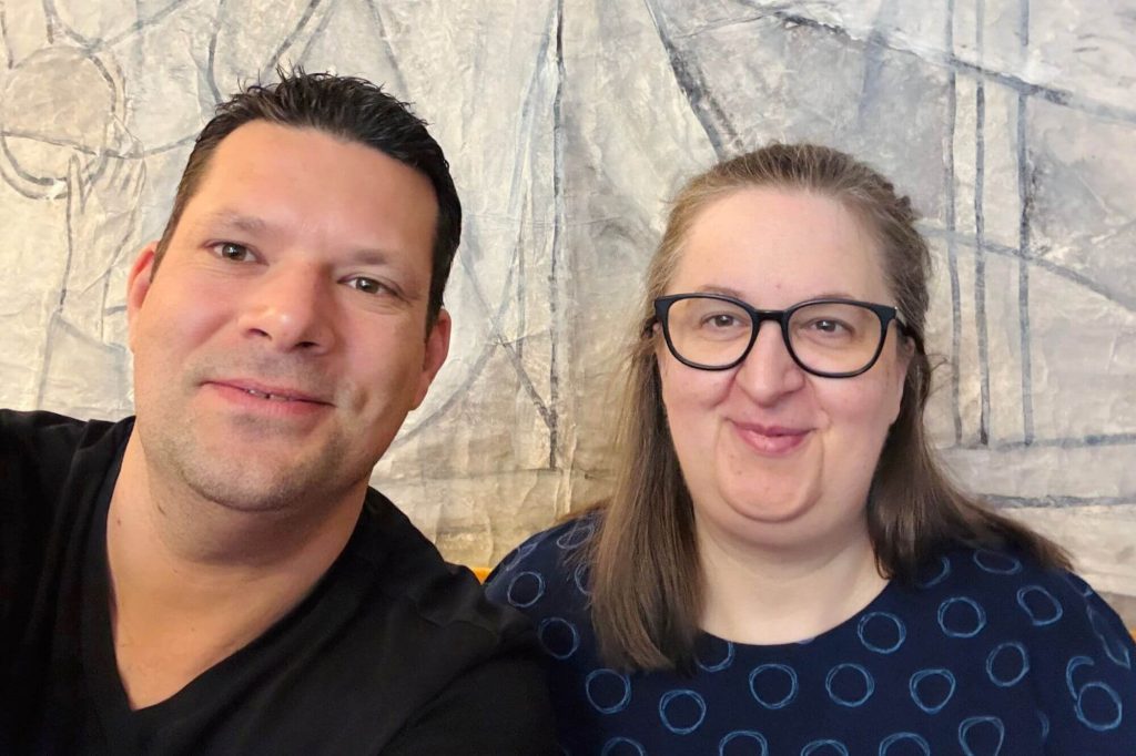 Selvie von Laszlo und Annette