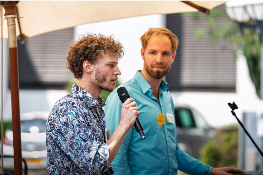 Tim und Oliver auf der Bühne