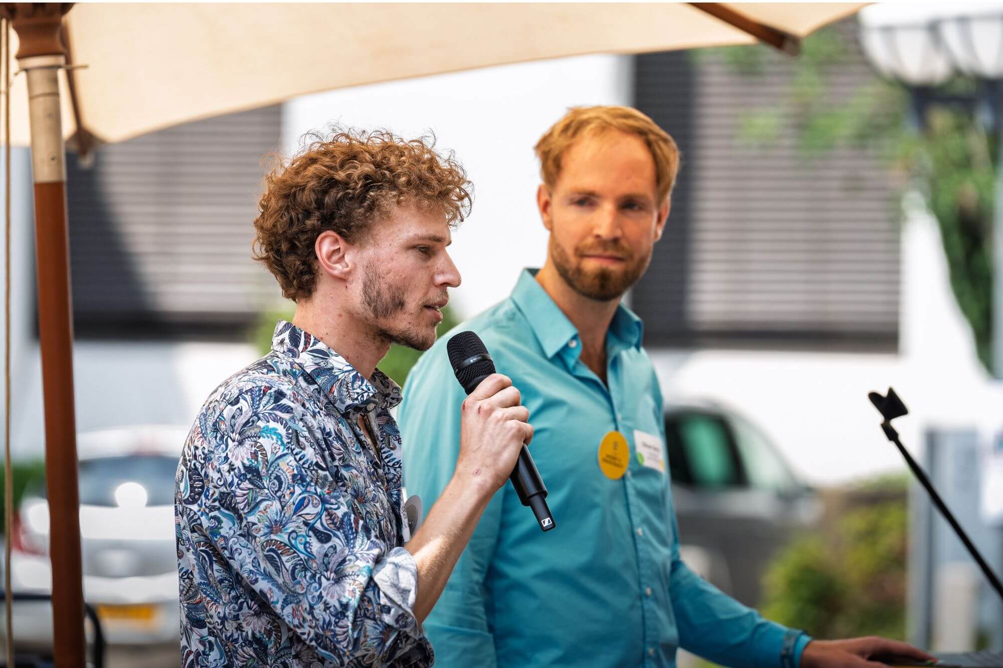 Tim und Oliver auf der Bühne